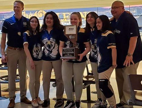 Womens bowling wins state championship versus Arbor View 9-0