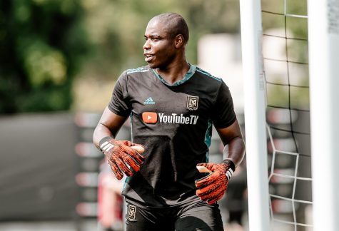 Las Vegas Lights FC goalkeeper Phillip Ejimadu
